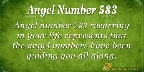 583 angel number|583 Angel Number – Meaning and Symbolism